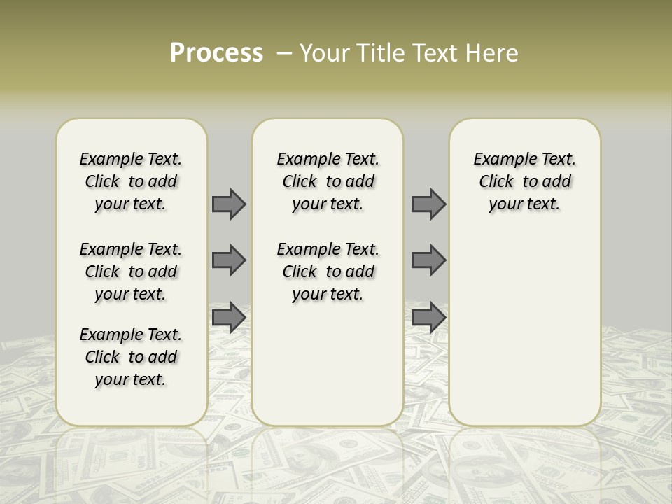 Bank Dollars States PowerPoint Template
