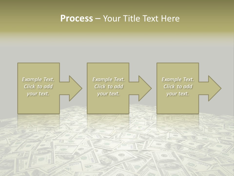 Bank Dollars States PowerPoint Template