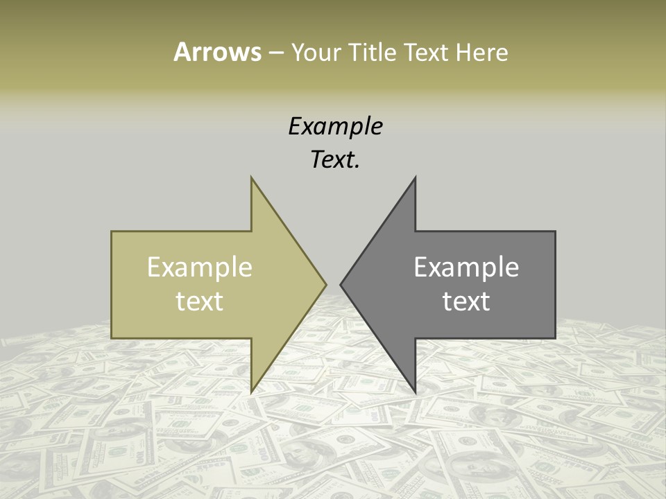 Bank Dollars States PowerPoint Template