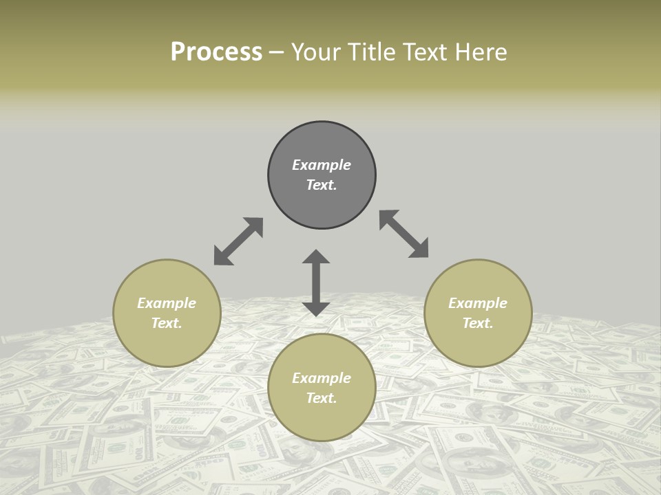 Bank Dollars States PowerPoint Template