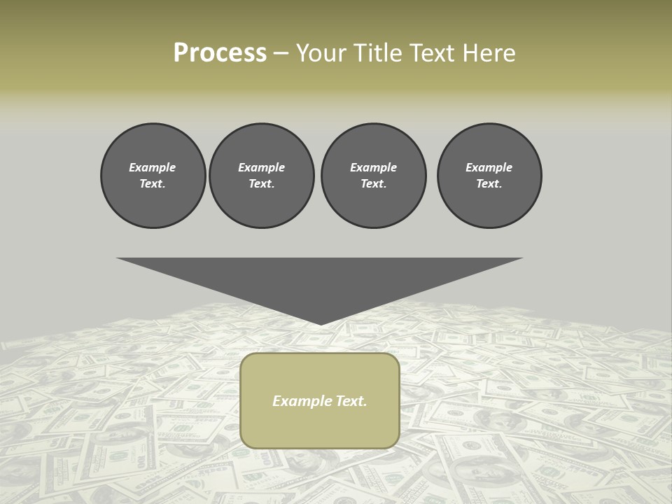 Bank Dollars States PowerPoint Template