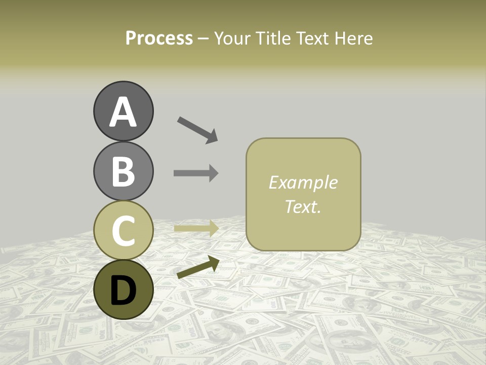 Bank Dollars States PowerPoint Template