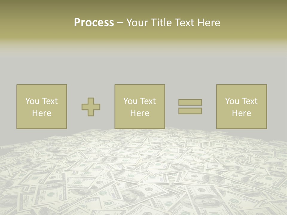 Bank Dollars States PowerPoint Template