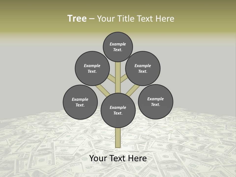 Bank Dollars States PowerPoint Template