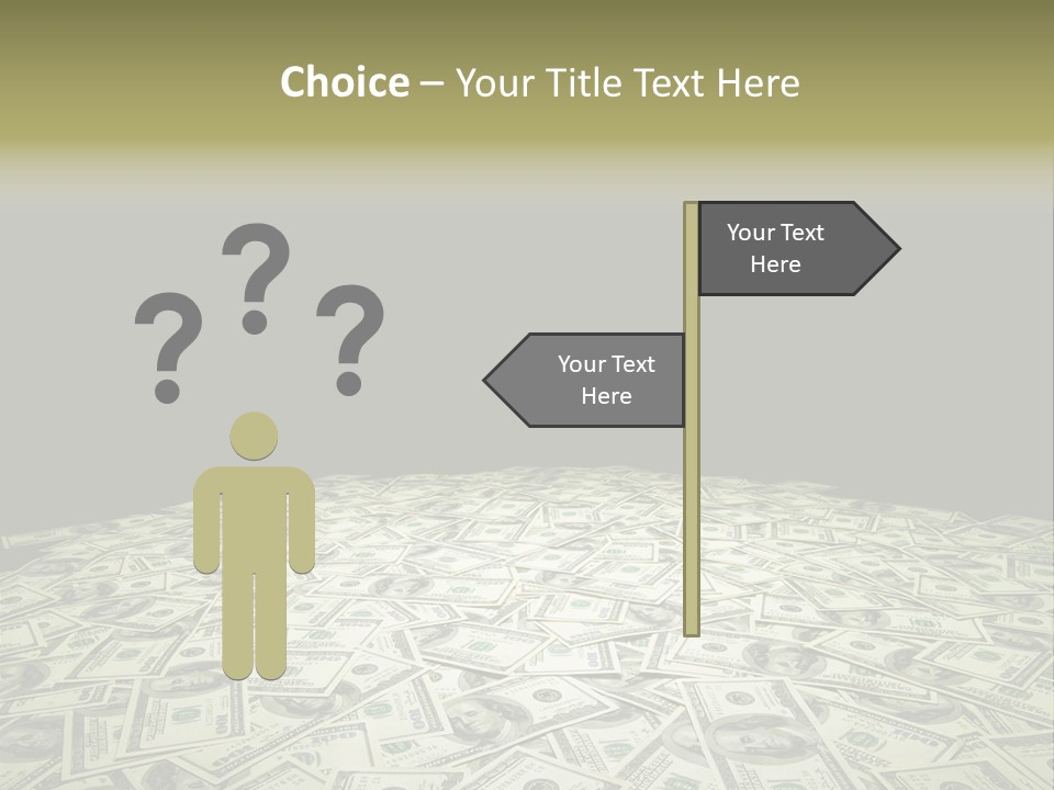 Bank Dollars States PowerPoint Template