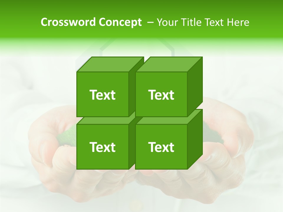 Save Person Close Up PowerPoint Template