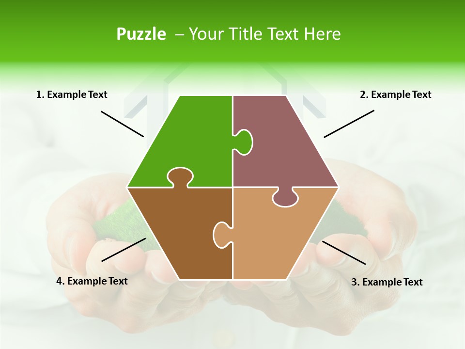 Save Person Close Up PowerPoint Template