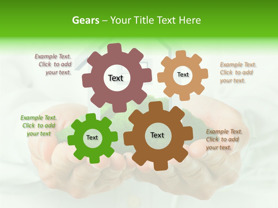 Save Person Close Up PowerPoint Template