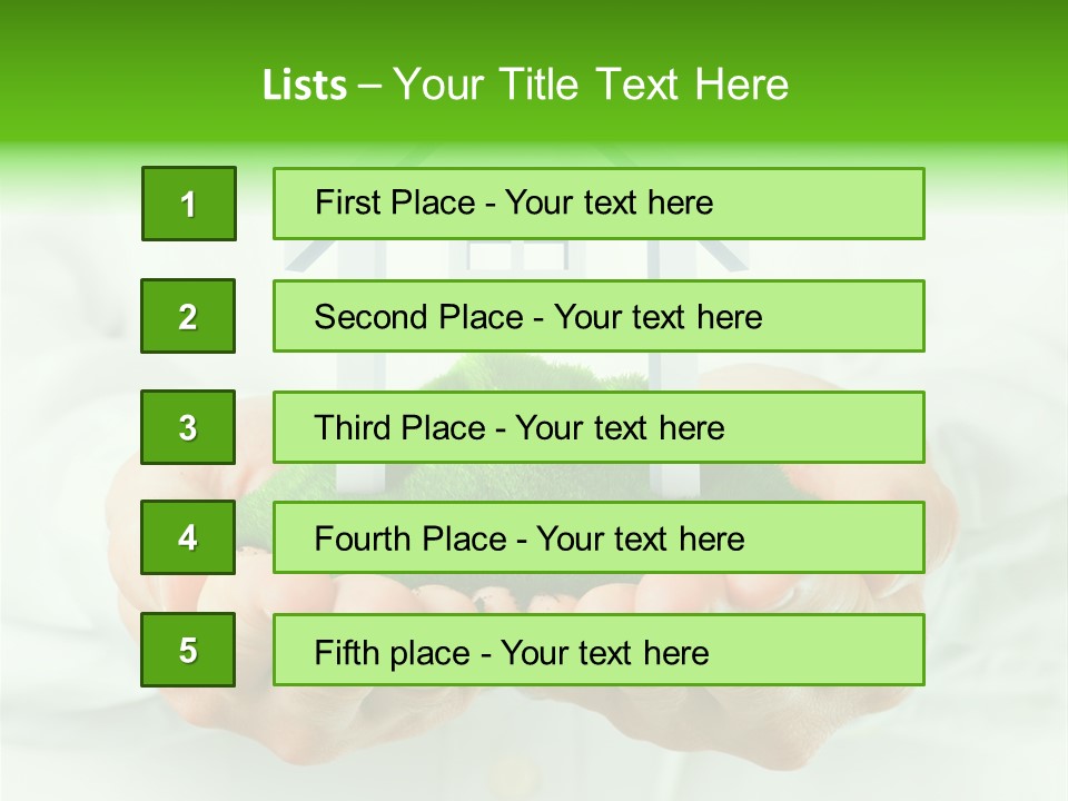 Save Person Close Up PowerPoint Template