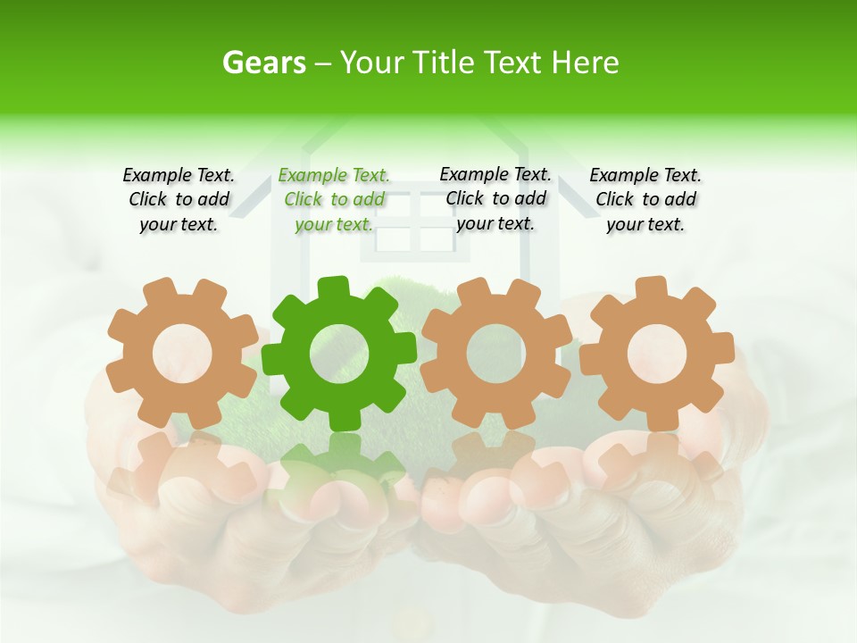 Save Person Close Up PowerPoint Template