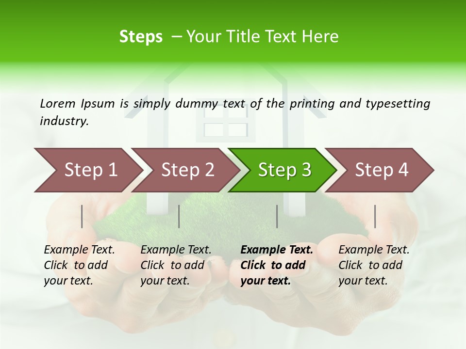 Save Person Close Up PowerPoint Template