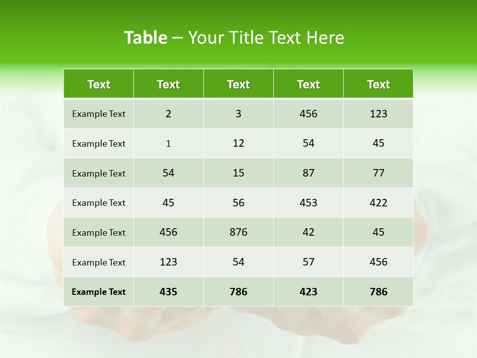 Save Person Close Up PowerPoint Template