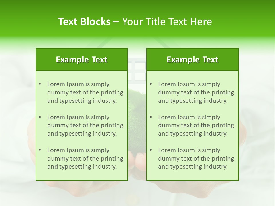 Save Person Close Up PowerPoint Template