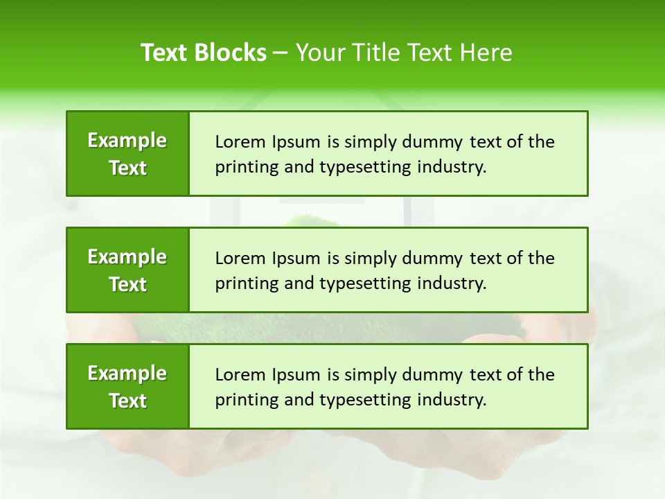 Save Person Close Up PowerPoint Template