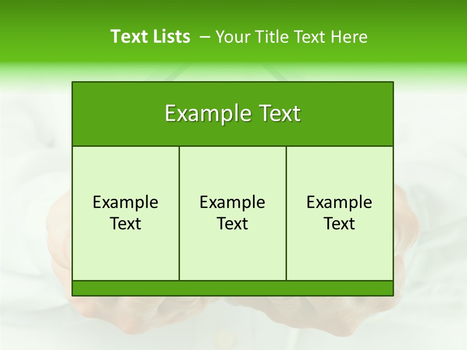 Save Person Close Up PowerPoint Template