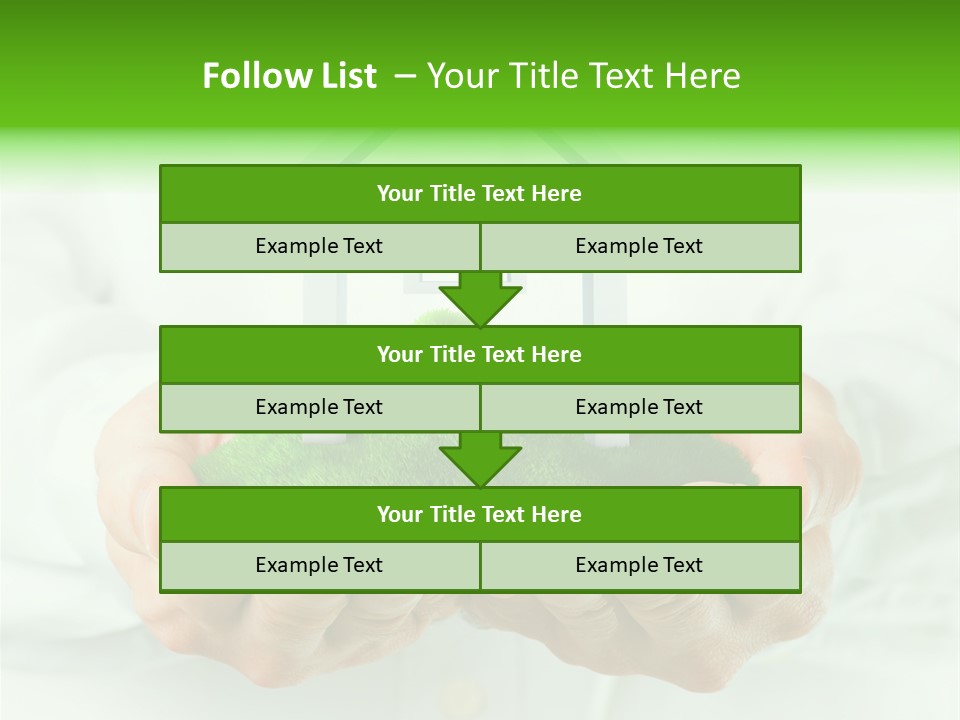 Save Person Close Up PowerPoint Template