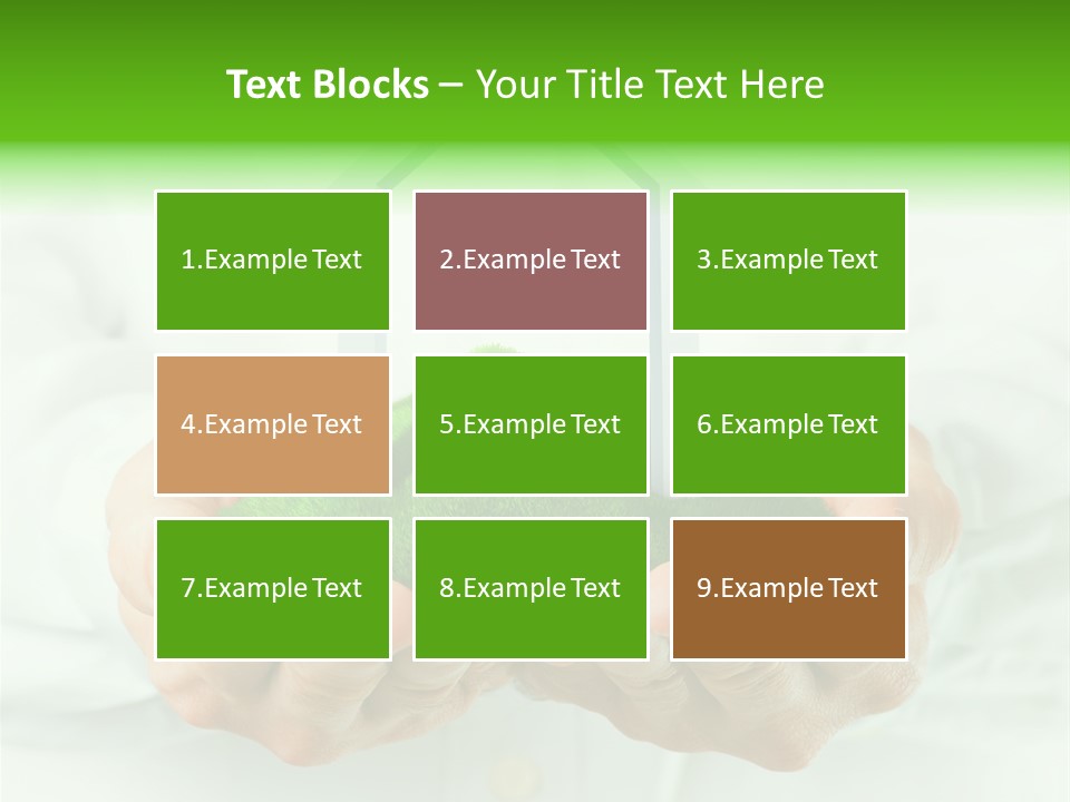 Save Person Close Up PowerPoint Template