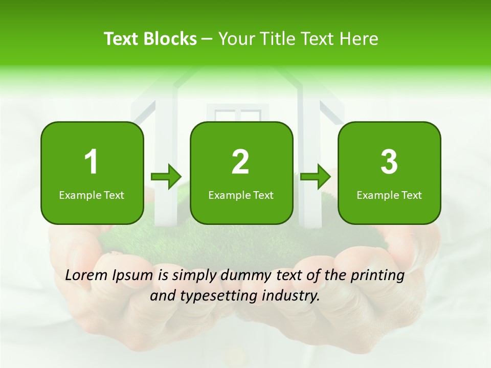 Save Person Close Up PowerPoint Template