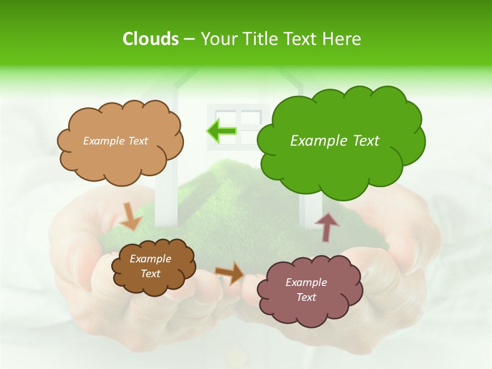 Save Person Close Up PowerPoint Template