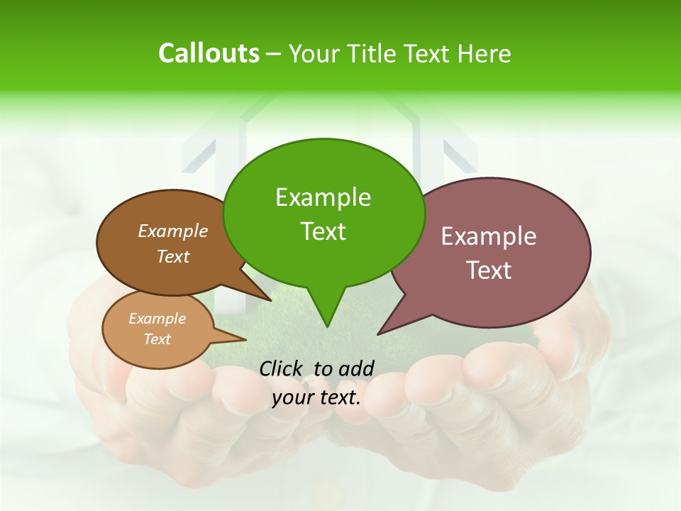 Save Person Close Up PowerPoint Template