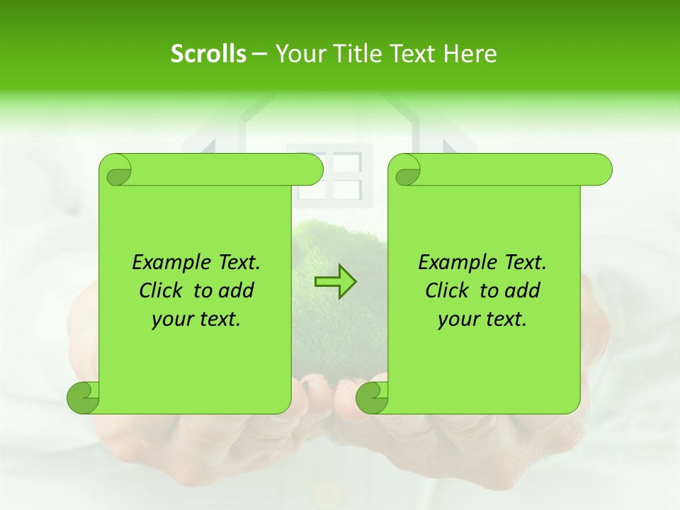 Save Person Close Up PowerPoint Template