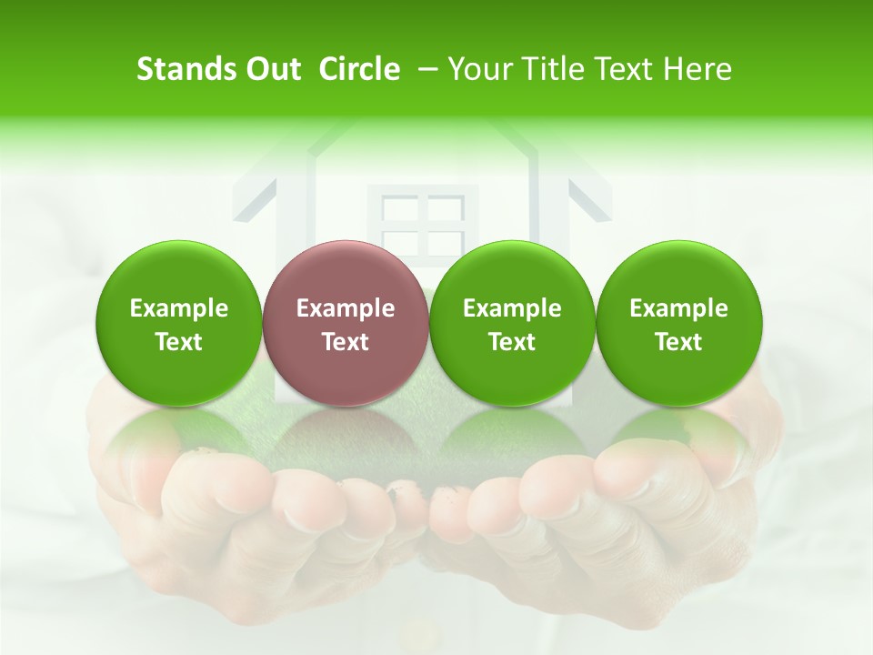 Save Person Close Up PowerPoint Template