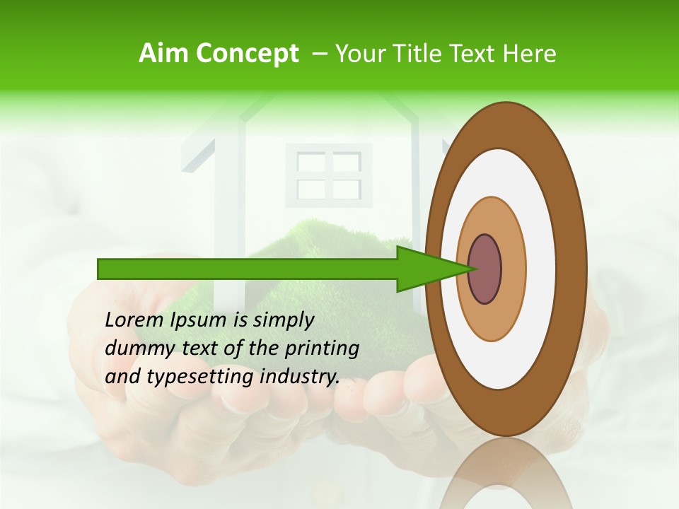 Save Person Close Up PowerPoint Template