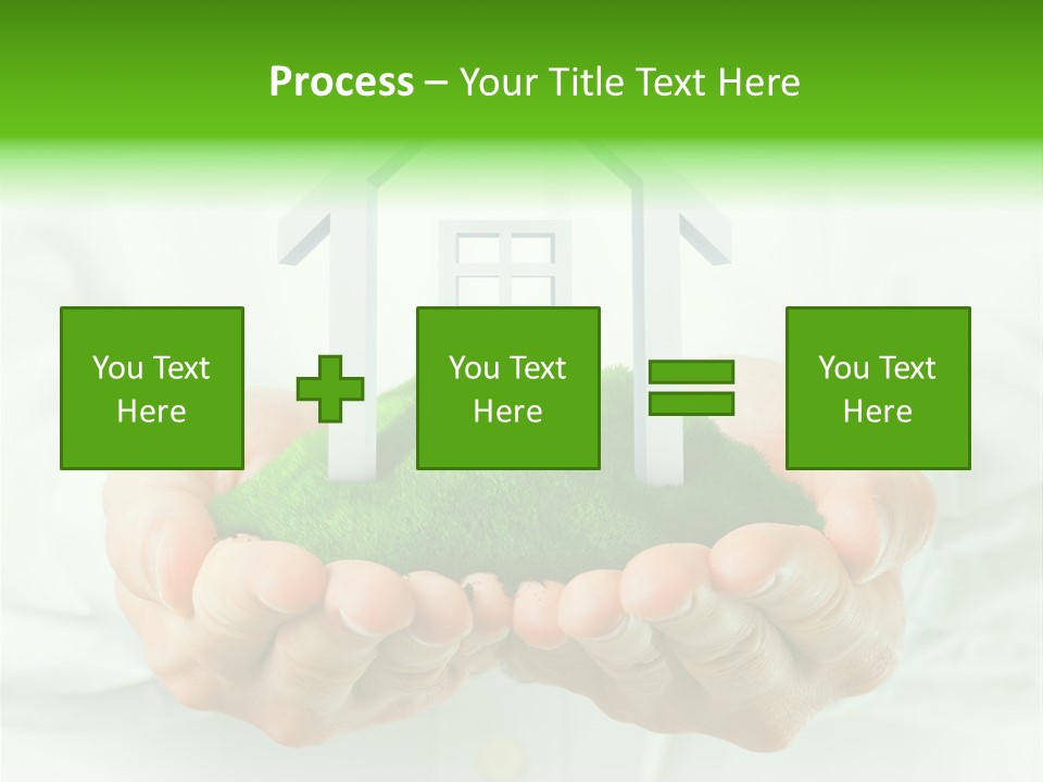 Save Person Close Up PowerPoint Template