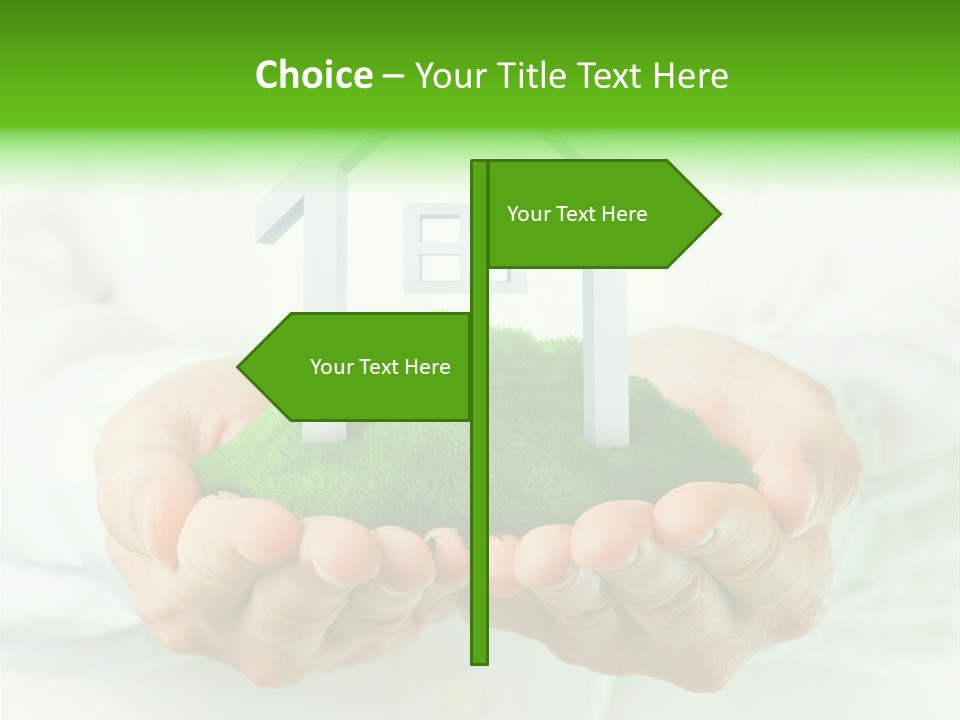 Save Person Close Up PowerPoint Template