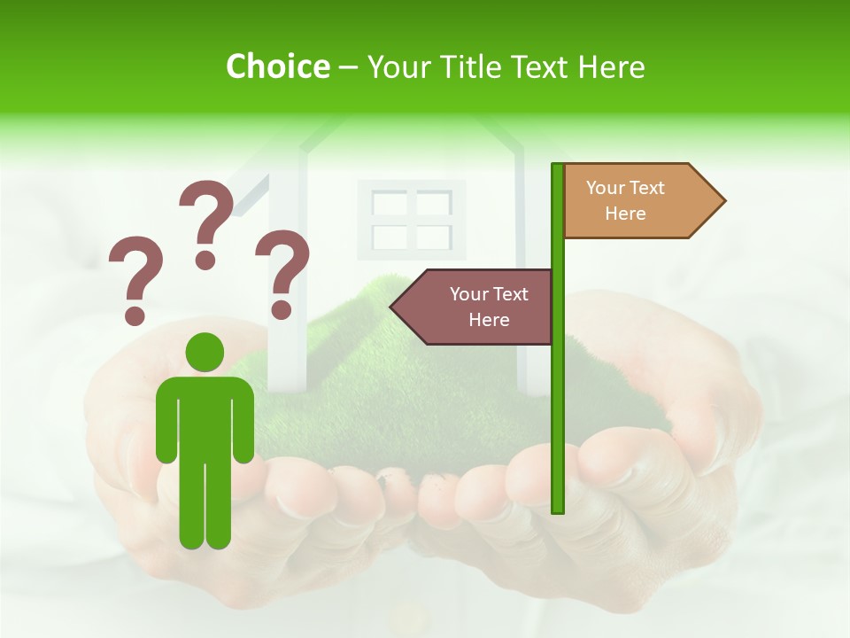 Save Person Close Up PowerPoint Template