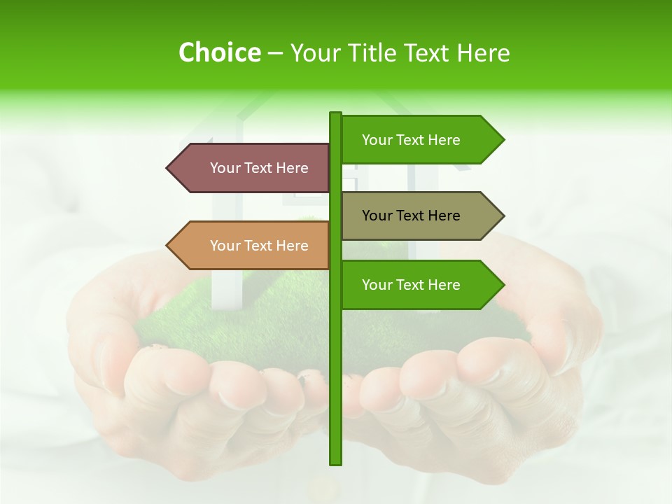 Save Person Close Up PowerPoint Template