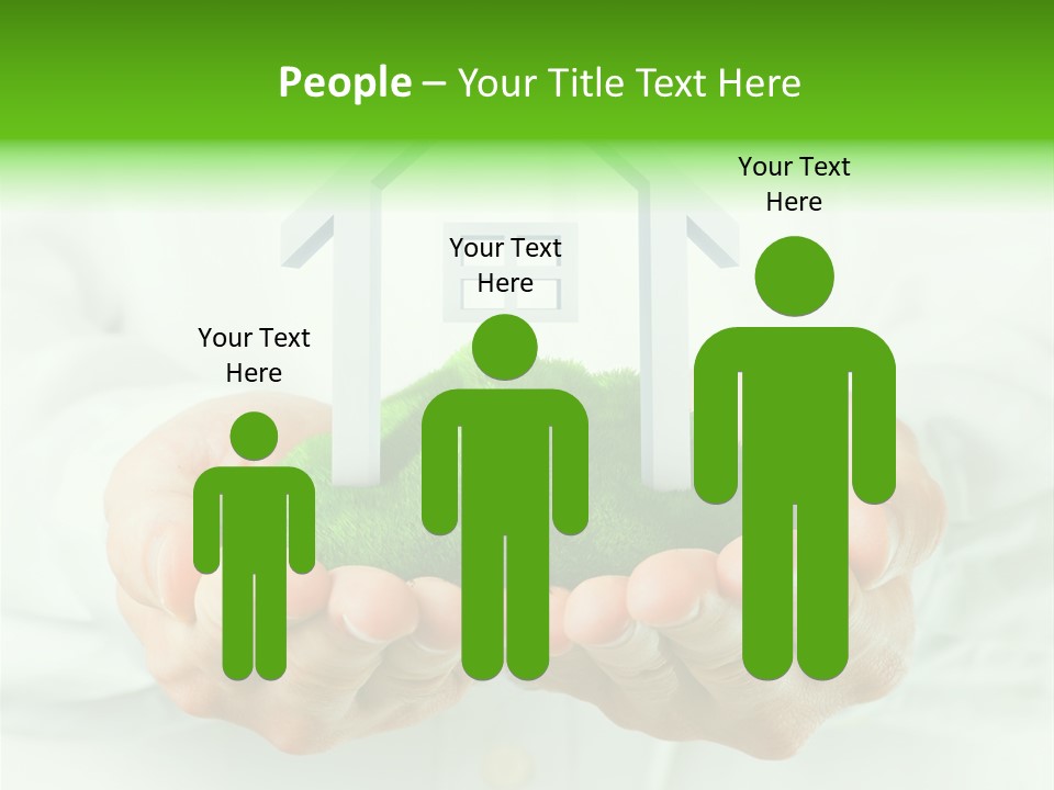 Save Person Close Up PowerPoint Template