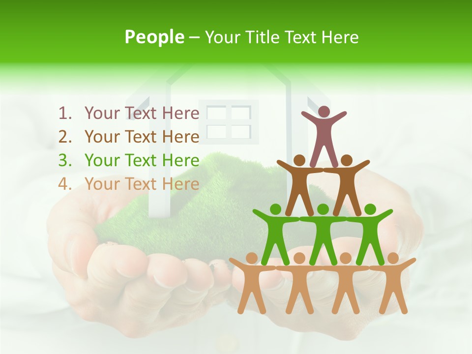Save Person Close Up PowerPoint Template