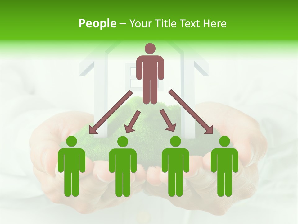 Save Person Close Up PowerPoint Template