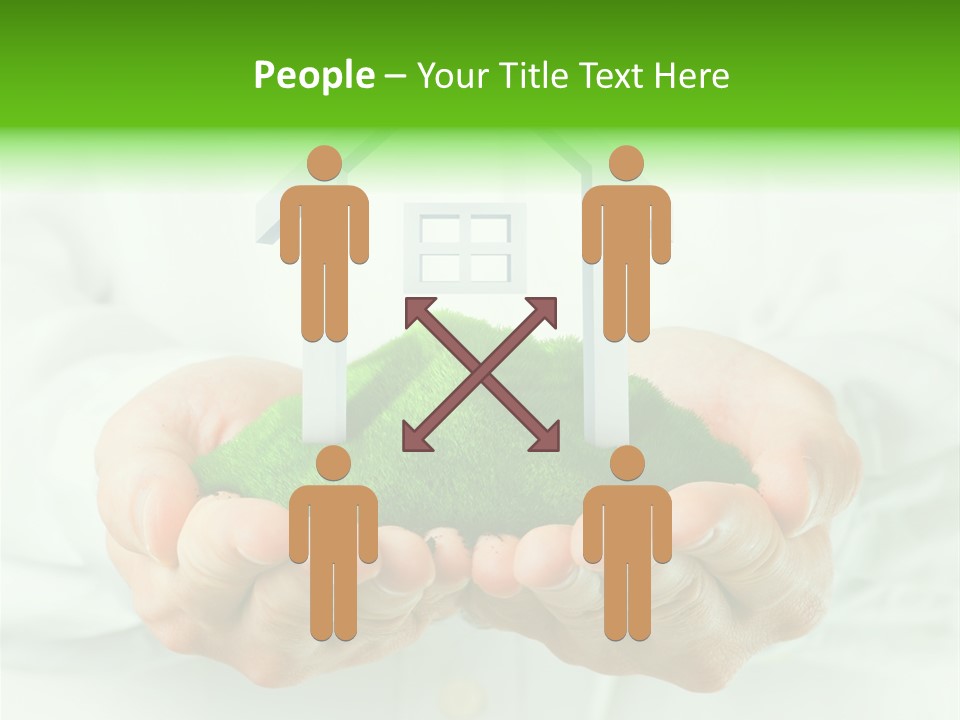 Save Person Close Up PowerPoint Template