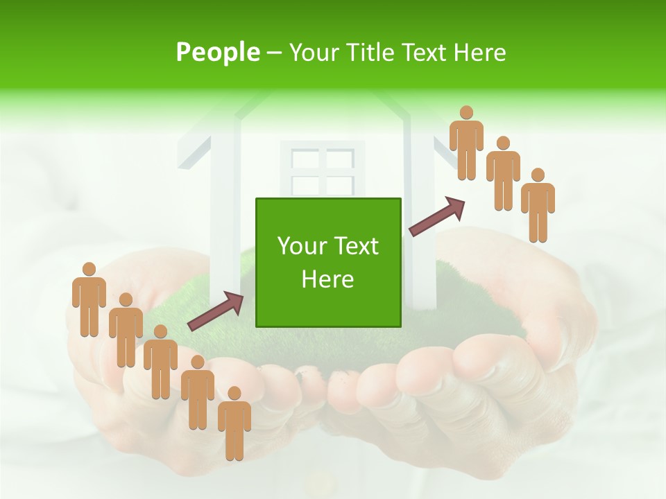 Save Person Close Up PowerPoint Template