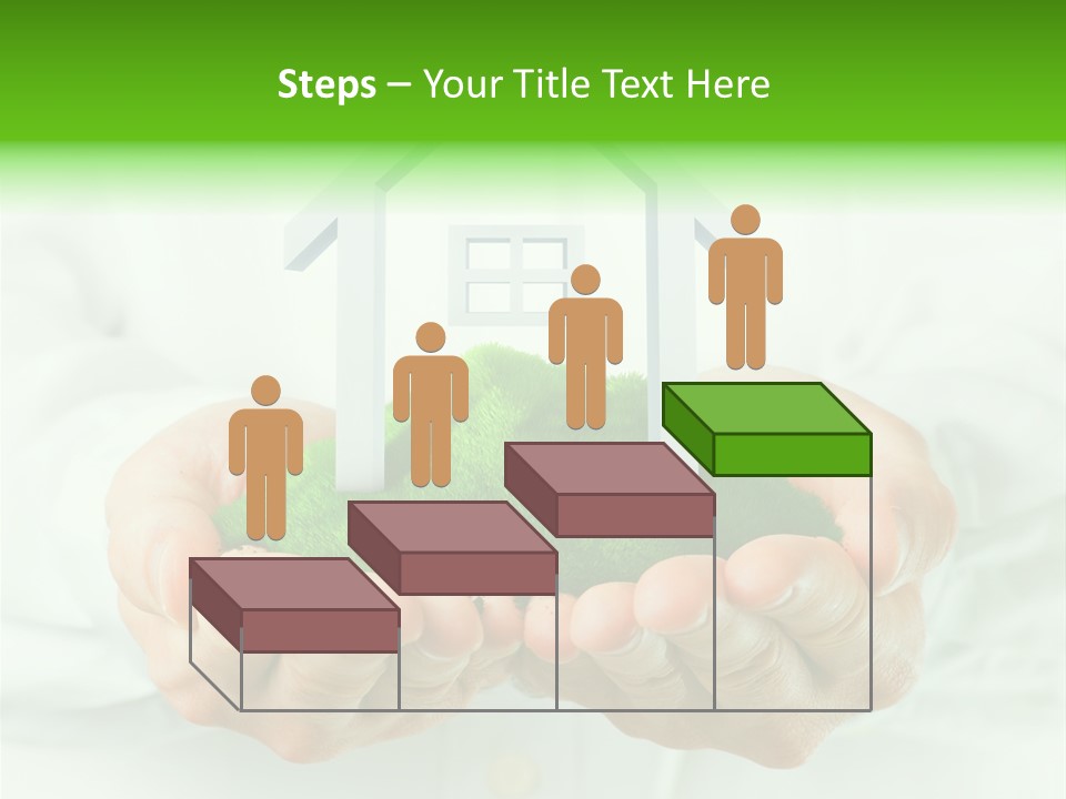 Save Person Close Up PowerPoint Template