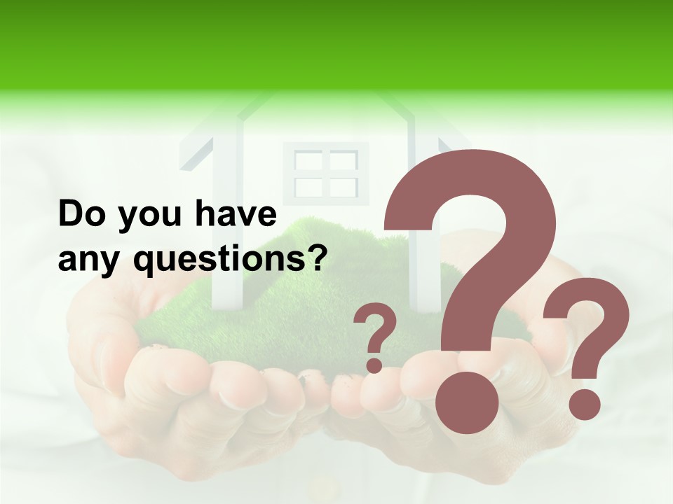 Save Person Close Up PowerPoint Template