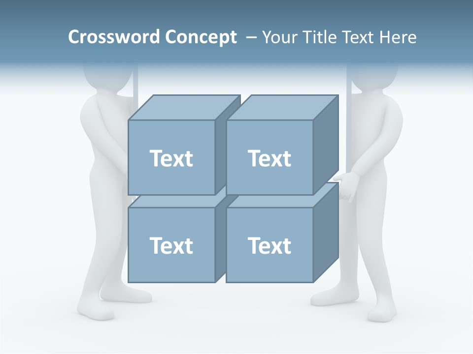 White Advert Card PowerPoint Template