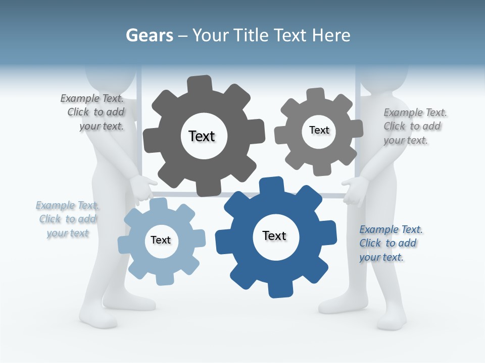 White Advert Card PowerPoint Template