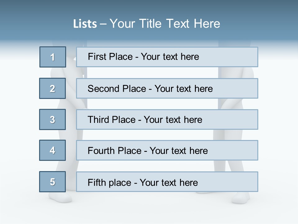 White Advert Card PowerPoint Template