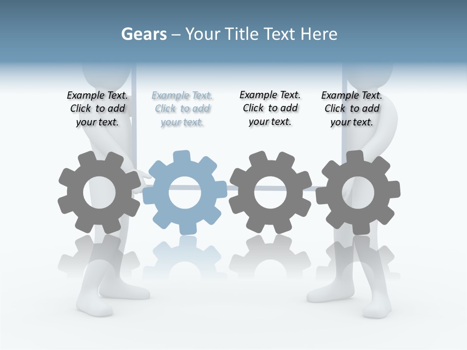 White Advert Card PowerPoint Template