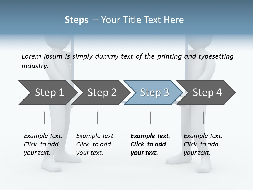 White Advert Card PowerPoint Template