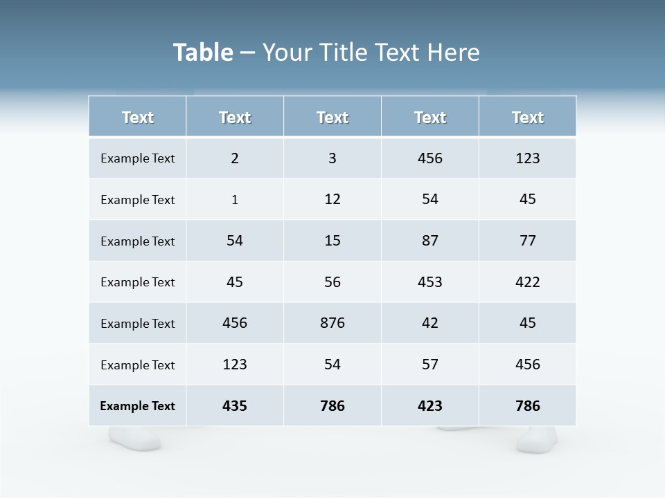 White Advert Card PowerPoint Template