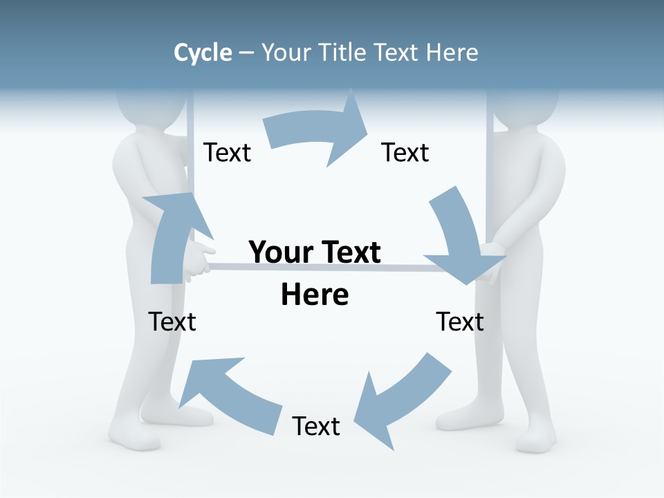 White Advert Card PowerPoint Template