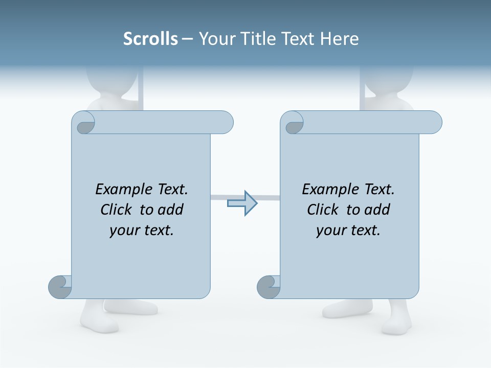 White Advert Card PowerPoint Template