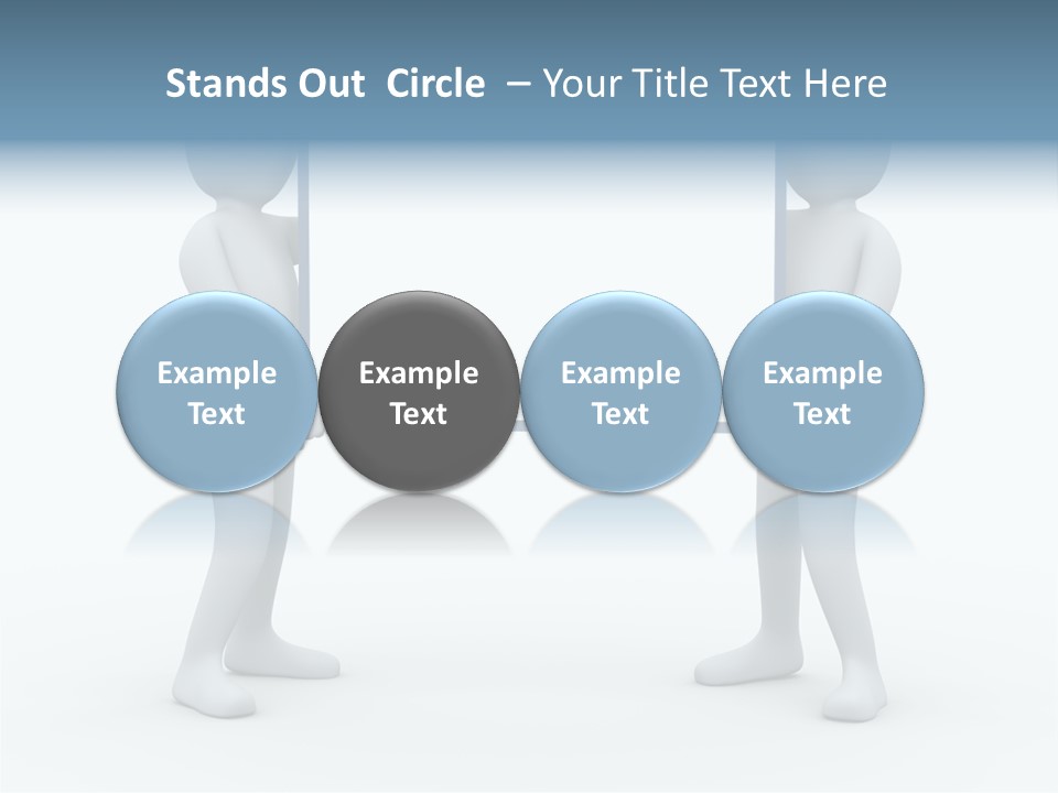 White Advert Card PowerPoint Template