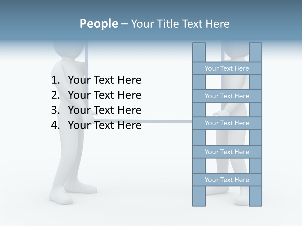 White Advert Card PowerPoint Template