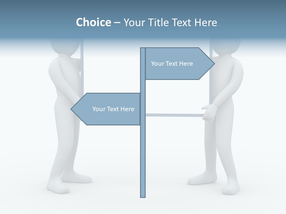 White Advert Card PowerPoint Template