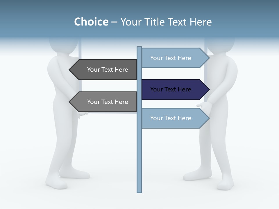 White Advert Card PowerPoint Template